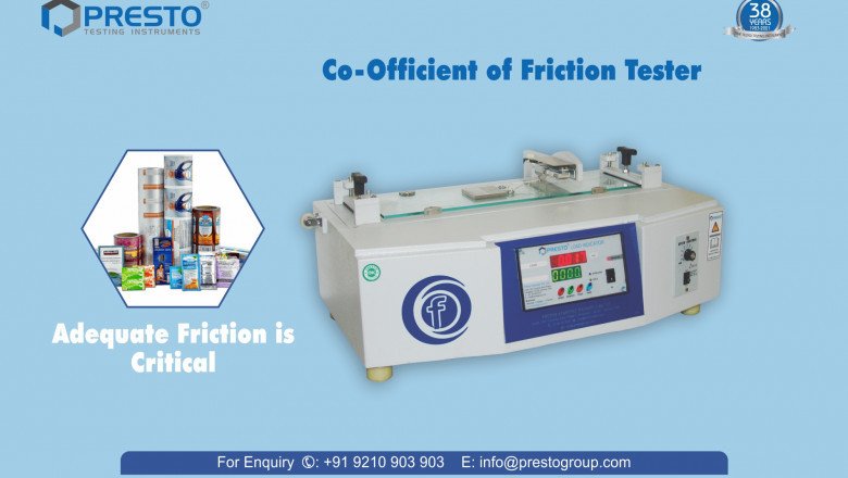 Coefficient of Friction Tester Manufacturer and Supplier