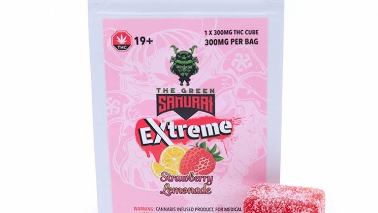 300 THC EXTREME Gummies By The Green Samurai