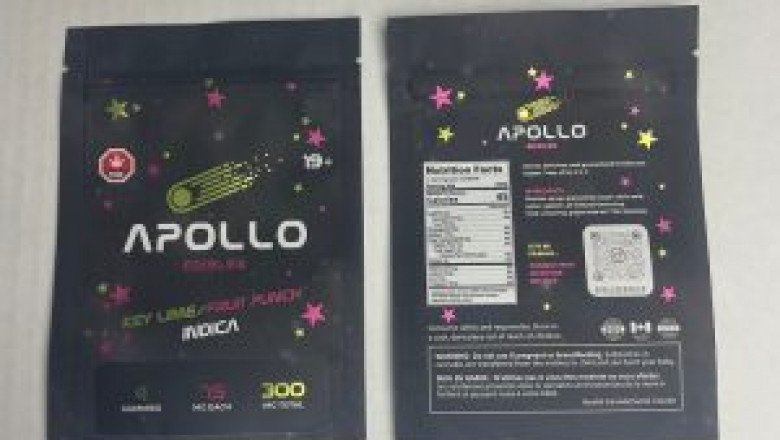 Apollo Edibles – Key Lime/Fruit Punch Shooting Stars 300mg THC Indica