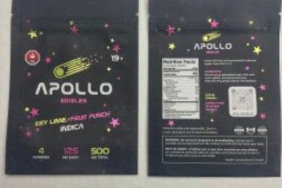Apollo Edibles – Key Lime/Fruit Punch Shooting Stars 500mg THC Indica