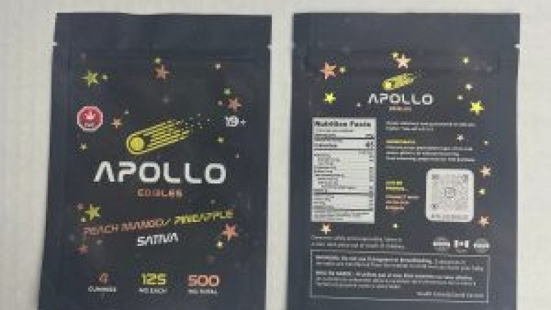 Apollo Edibles – Peach Mango/Pineapple Shooting Stars 500mg THC Sativa