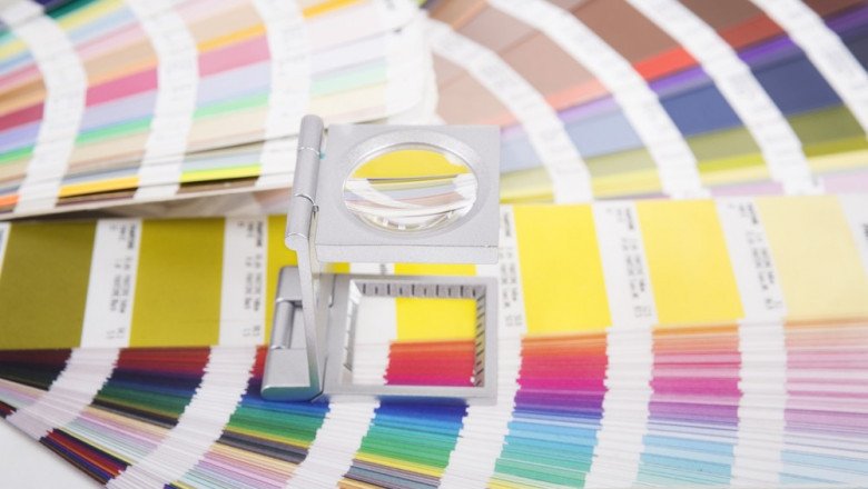 Definition and use of spot color printing and four-color printing