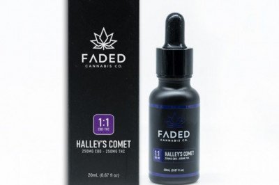 Faded Cannabis Co. 1:1 CBD – THC Tincture Halley’s Comet