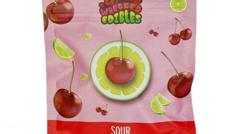 Get Wrecked Edibles – Sour Cherry Blaster 150mg THC