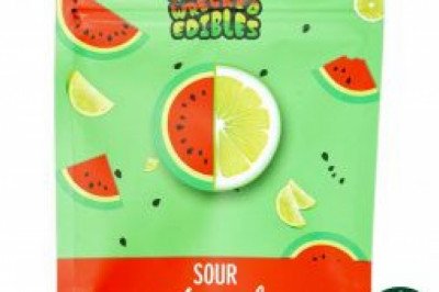 Get Wrecked Edibles – Sour Watermelon 150mg THC