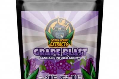Golden Monkey Extracts – Grape Blast Gummy 240mg THC : 100mg CBD