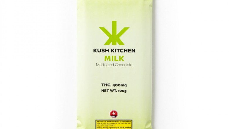 Kush Kitchen Milk Chocolate Bar – 400mg (Vancouver)