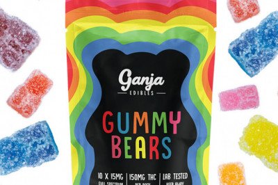Ganja Edibles – Sour Ganja Bears 150mg THC