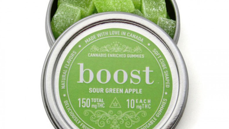 Boost – Sour Green Apple Gummies 150mg