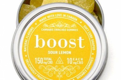 Boost – Sour Lemon Gummies 150mgg