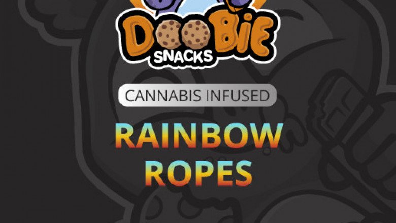 Doobie Snacks Sour Rainbow Ropes 150mg THC