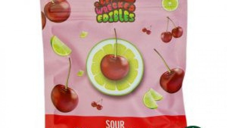 Get Wrecked Edibles –Sour Cherry Blaster 150mg THC