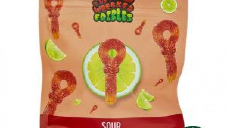 Get Wrecked Edibles –Sour Key 150mg THC