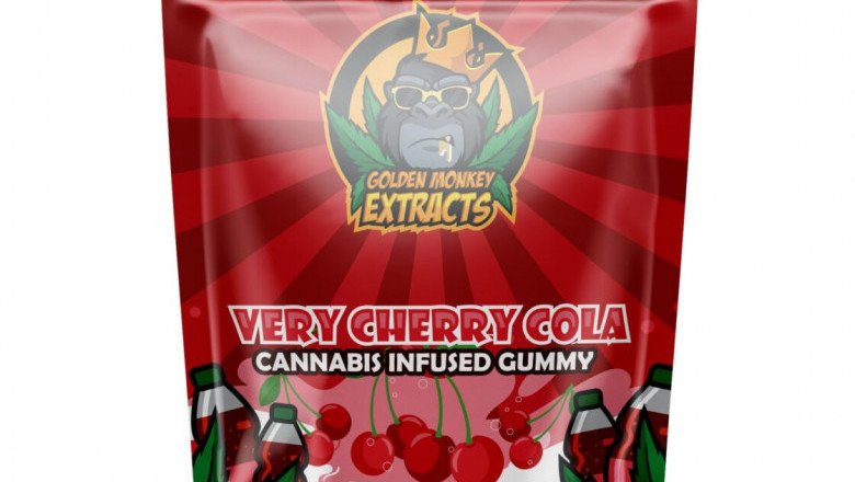 Golden Monkey Extracts –Very Cherry Colas Gummy 240mg THC : 100mg CBD