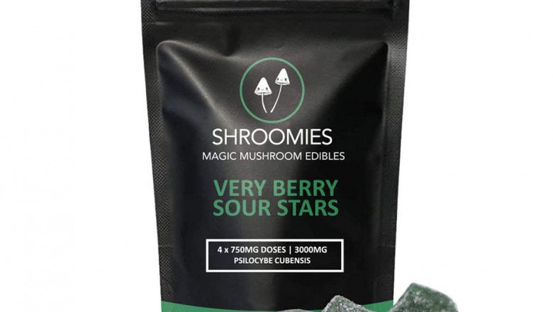 SHROOMIES -VERY BERRY SOUR GUMMY STARS – 3000MG