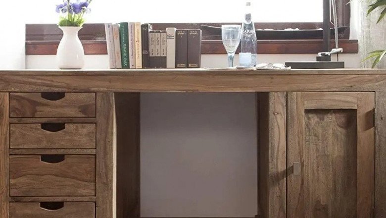 Buy Study Table With Storage Cabinet