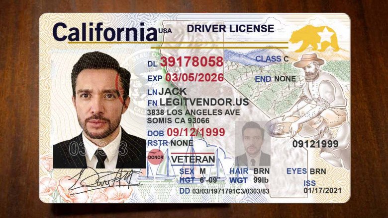 buy California fake driver license