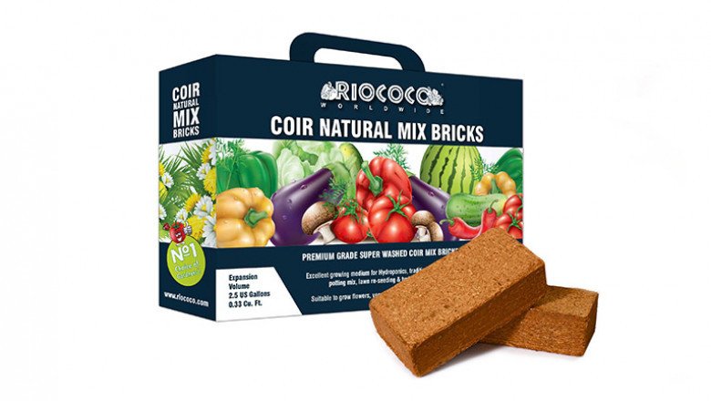 coconut coir bricks