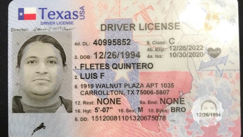 fake texas driver license