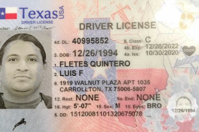 fake texas driver license