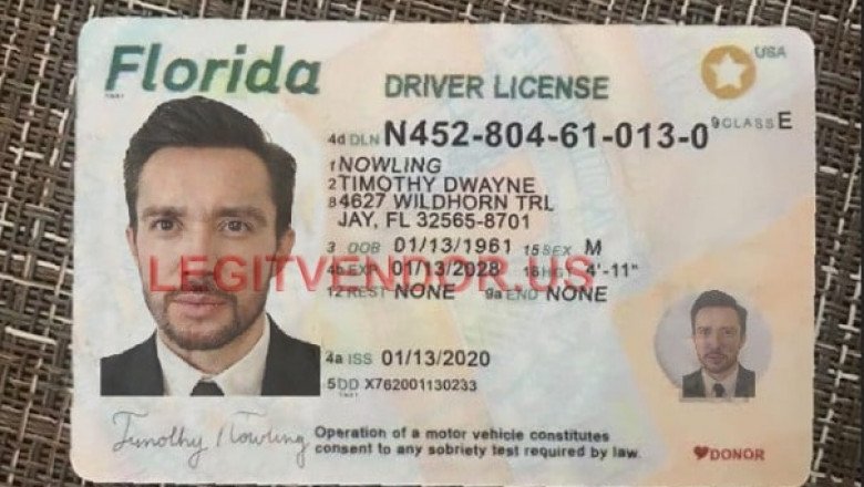 florida fake driver license