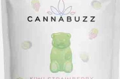 Cannabuzz Kiwi Strawberry Gummy Bears (150mg THC