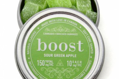 BOOST THC SOUR GREEN APPLE GUMMIES