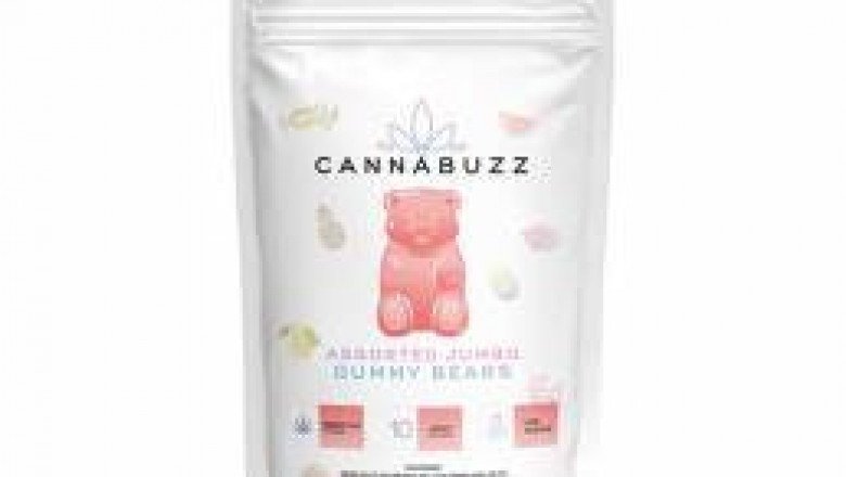 CannaBuzz Assorted Jumbo Gummy Bear – 1000mg