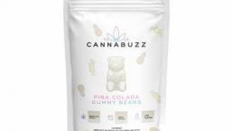 CannaBuzz Pina Colada THC Gummy Bears 150mg