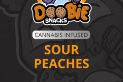 Doobie Snacks Peach Slices 200mg THC.