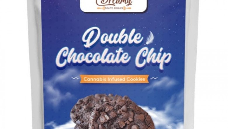 Dreamy Delite Canna Cookies Double Chocolate Chip 200mg