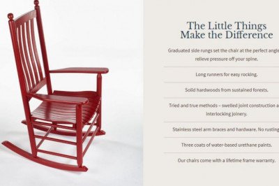 Buy Rocking Chairs - Furniture Made in USA
