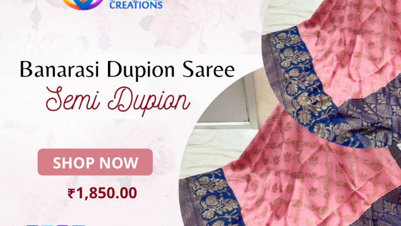 Buy best Banarasi Dupion Saree In India