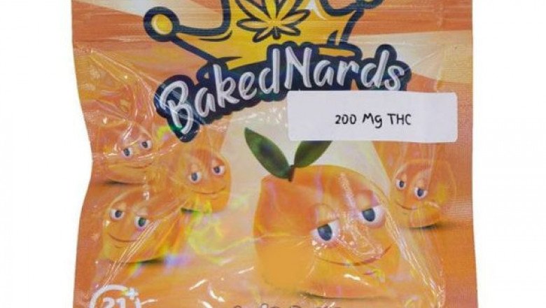 BakedNards 200MG – THC Peach Gummies