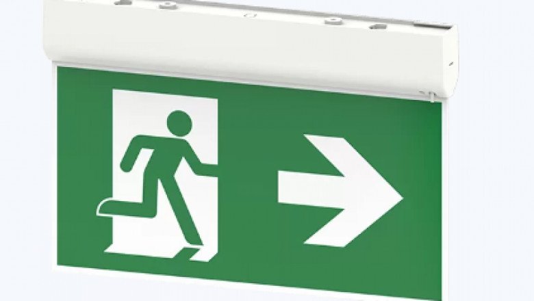 How important is the installation of emergency exit signs?