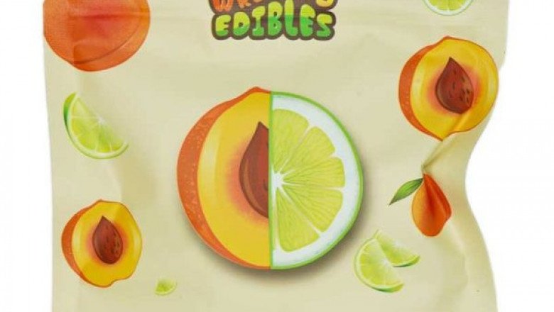 Get Wrecked Edibles Sour Peach Gummies 150mg THC