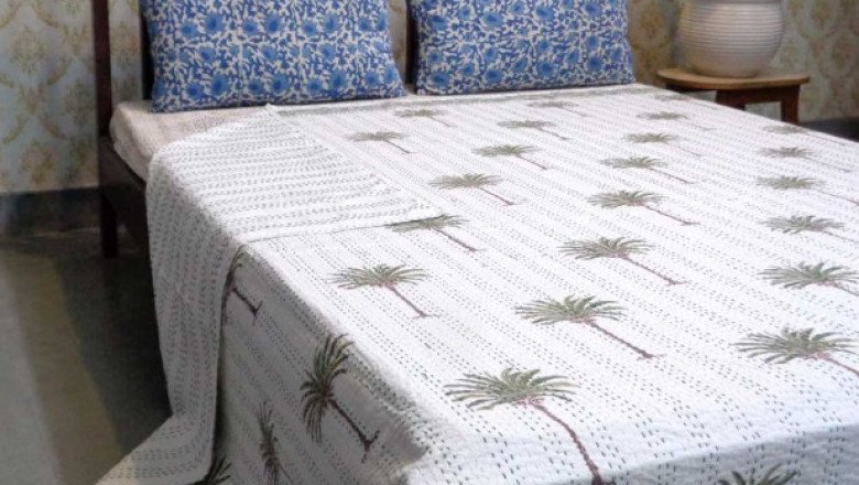 Kantha Quilt Queen