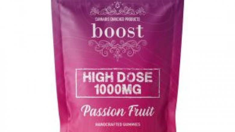 BOOST THC HIGH DOSE PASSION FRUIT 1000MG GUMMIES