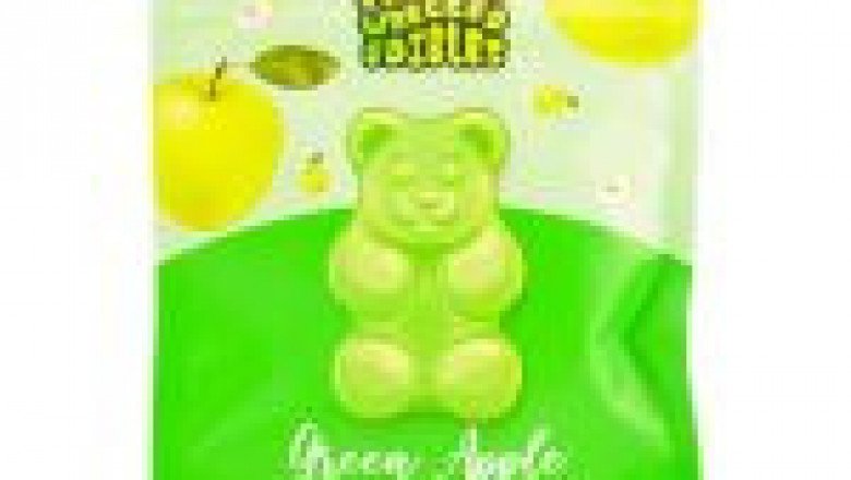 GET WRECKED EDIBLES – GREEN APPLE GUMMY BEARS 150MG THC