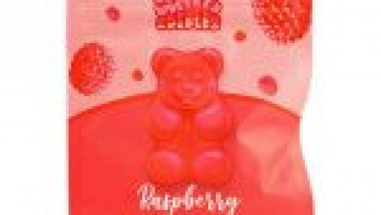 GET WRECKED EDIBLES – RASPBERRY GUMMY BEARS 150MG THC