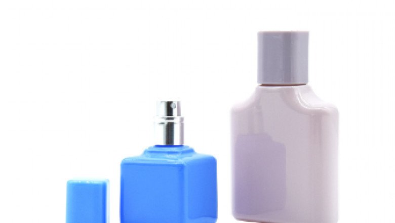 Unique design concept of color recyclable perfume bottle