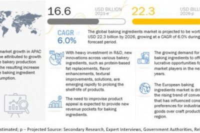 Increasing Demand for Bakery Products has Significantly Increased the Demand for Baking Ingredients