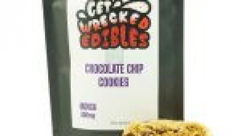 GET WRECKED EDIBLES CHOCOLATE CHIP COOKIES 300MG – INDICA