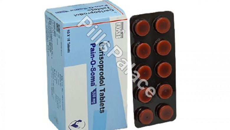Pain o Soma 500 - Utilised to Ease Muscles | Pillspalace