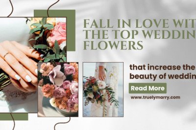 Fall in love with the top wedding flowers that increase the beauty of weddings