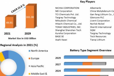 Battery Materials Market Size, Growing Rapidly With Latest Trends And Forecast 2029