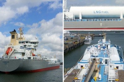Fuel Is Transferred From Conventional Marine Fuels To LNG Bunkering Facilities Or Vessels