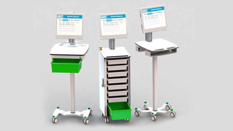 Storage and transportation of medical supplies with medical carts