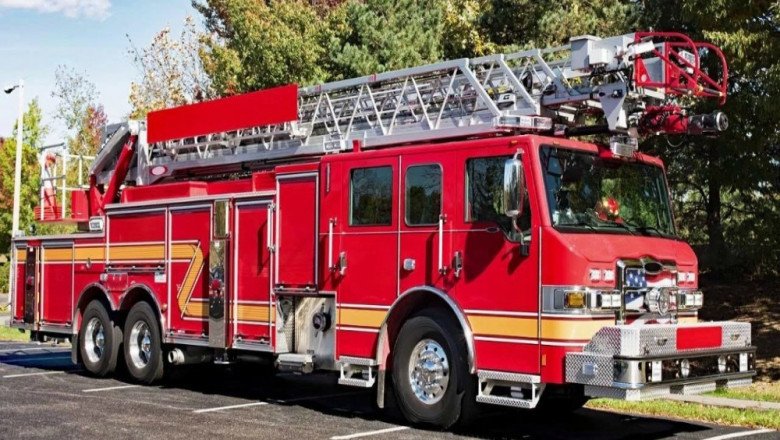 During wildfires, Fire Trucks are used to conduct special operations