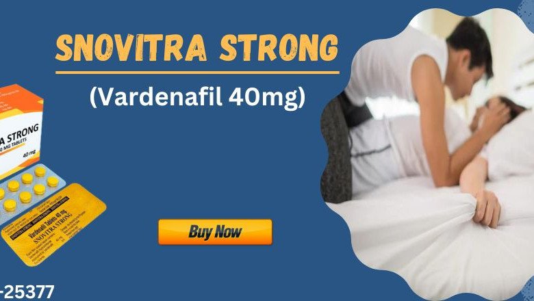 Treat Sensual Dysfunction Issues Using Snovitra Strong